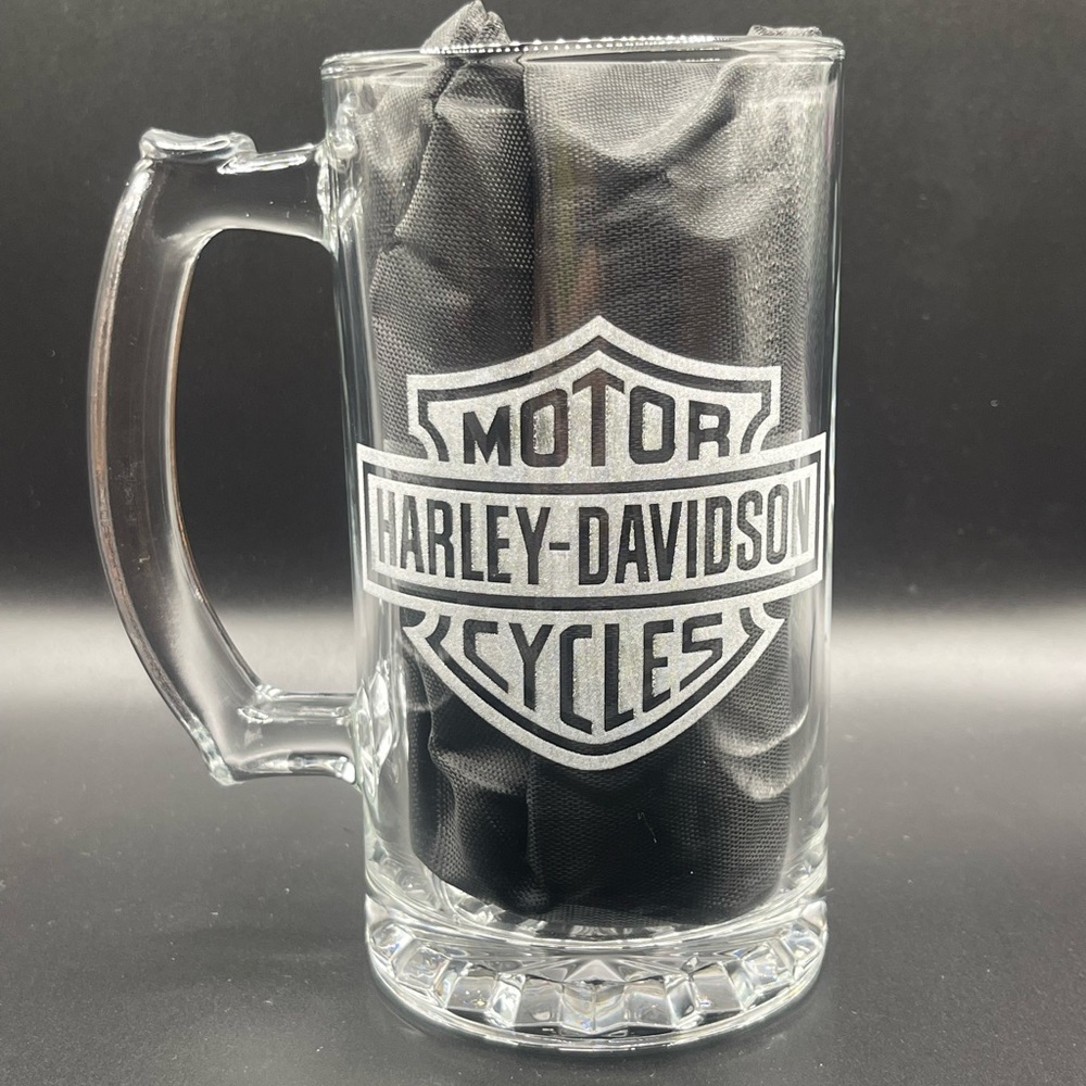 Harley Davidson 24oz Beer Mug | Collectible Barware